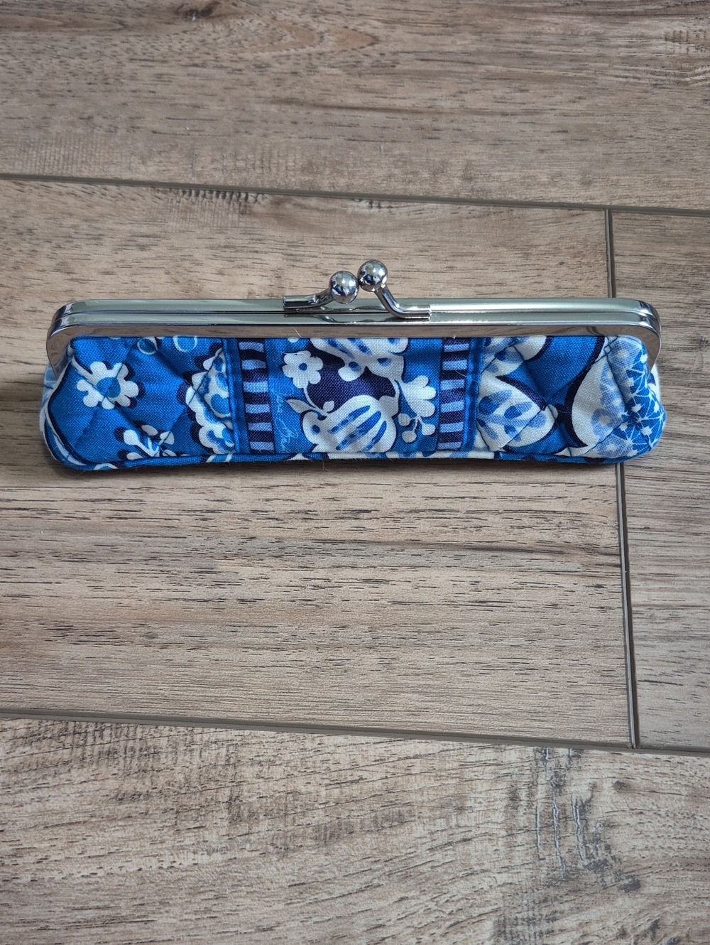 Vera Bradley Retired Blue Lagoon Kisslock Clutch.